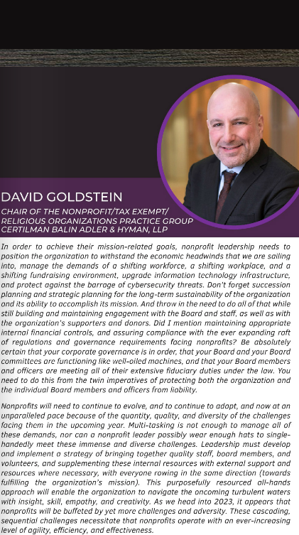 David Goldstein Nonprofit Resource Hub